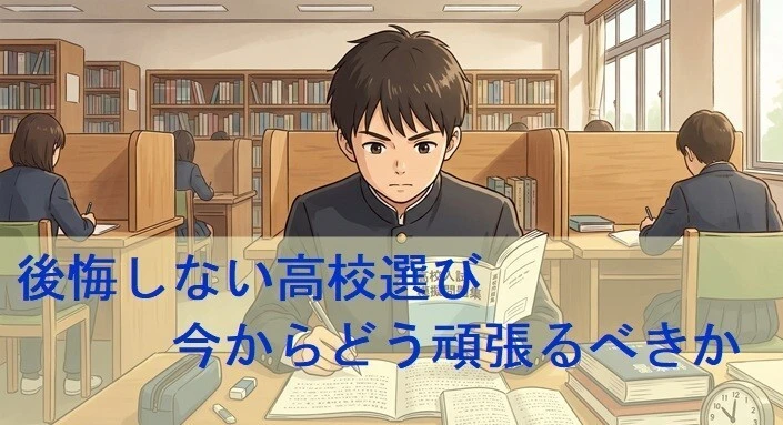 長岡市内の中学生の皆さんへ高校選びのポイントと今から頑張ることをお伝えします。