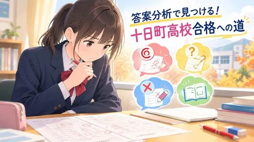 答案分析で見つける！十日町高校合格への道